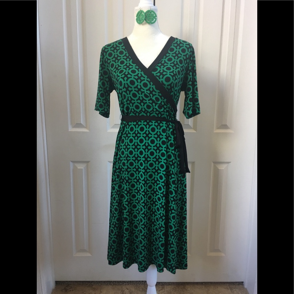 Emerald green Nine West dress